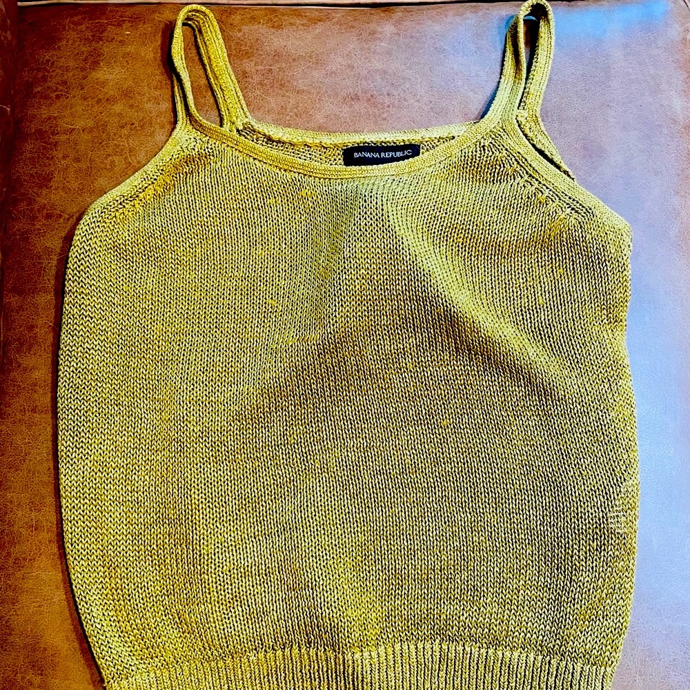 Mustard knitted Cami